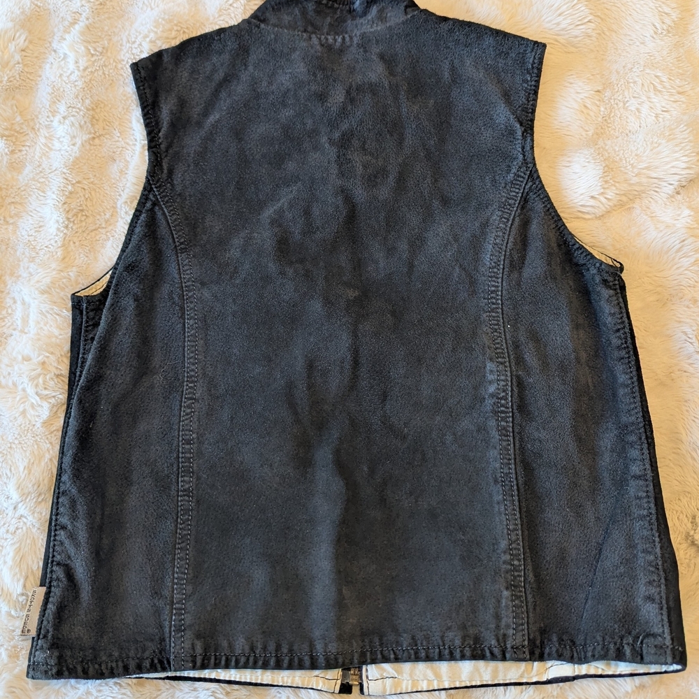 Skotts Suede Black Suede Vest - Picture 3 of 6